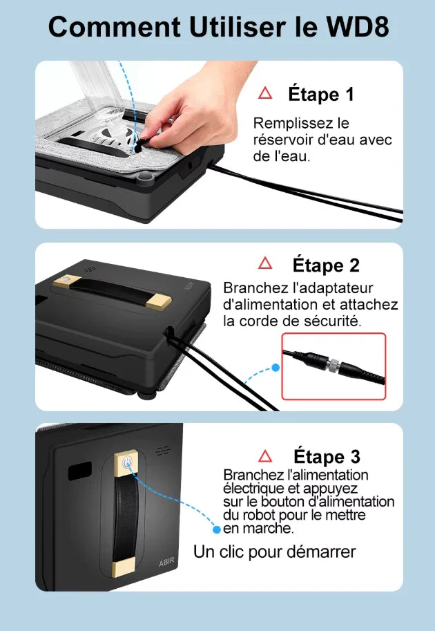 Robot lave vitre