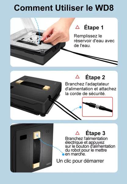 Robot lave vitre