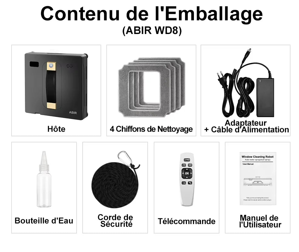 Robot lave vitre
