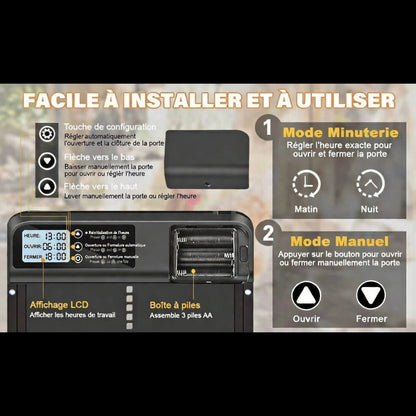 Porte automatique poulailler | Nova™ Pro